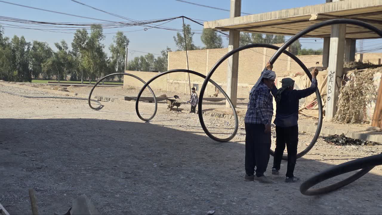 آغاز عملیات آبرسانی به مناطق تازه تاسیس شهر جندی شاپور دزفول 