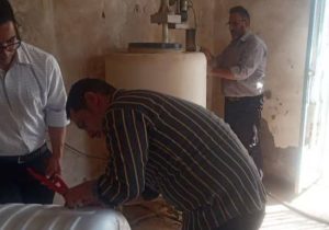 تعویض مخازن کلریناتور و بروزرسانی و نوسازی خطوط کلرزنی در تاسیسات آبرسانی ۵ روستای دزفول