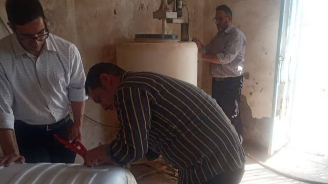 تعویض مخازن کلریناتور و بروزرسانی و نوسازی خطوط کلرزنی در تاسیسات آبرسانی ۵ روستای دزفول