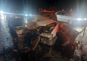 برخورد دو خودروی سواری در جاده کهنک دزفول ؛ یک فوتی و ۸ مصدوم بر جای گذاشت