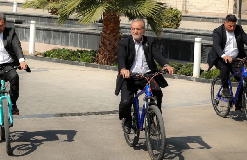 اقدام نمادین دوچرخه سواری رئیس‌جمهور در مسیر سلامت الگویی برای فرهنگ‌سازی نه انتقاد غیرمنصفانه