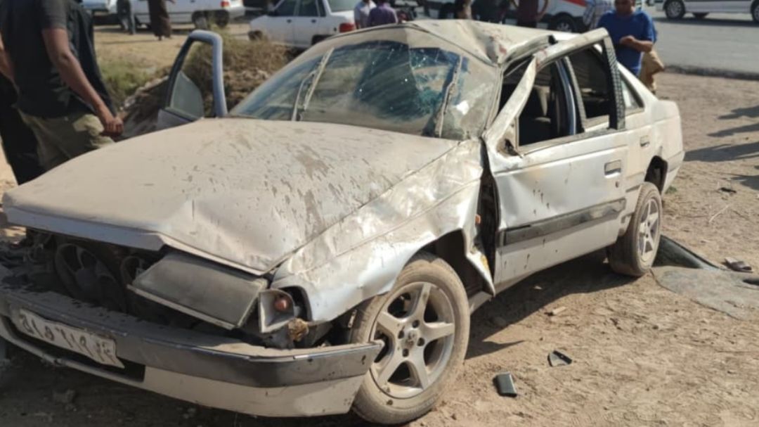 یک فوتی و ۴ مصدوم بر اثر واژگونی خودروی حامل دانش‌آموزان در دزفول