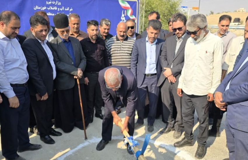 آغاز عملیات اجرایی دو طرح بزرگ آبرسانی در مناطق شهری و روستایی دزفول