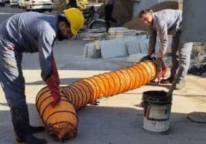 ۳۰۲ کیلومتر شبکه فاضلاب دزفول لایروبی شد 