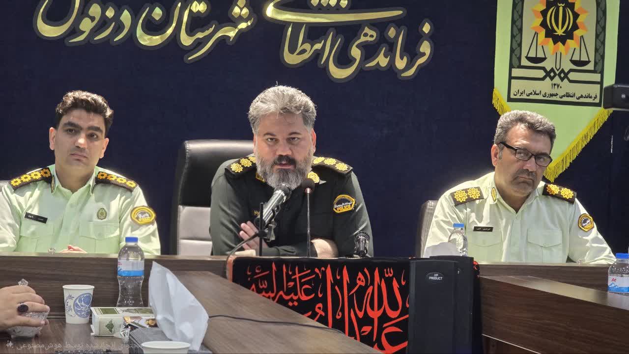 کاهش ۲۱ درصدی آمار وقوع جرائم خشن در شهرستان دزفول طی ۳ ماه نخست امسال نسبت به مدت مشابه سال گذشته